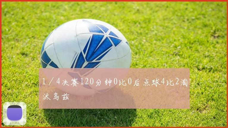 1／4决赛120分钟0比0后点球4比2淘汰乌兹