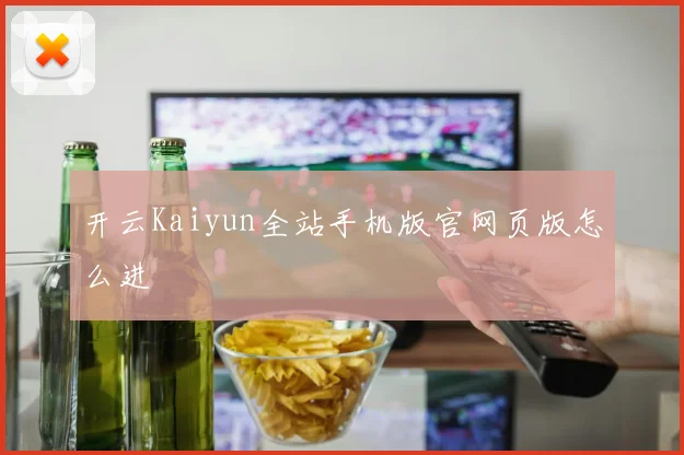 开云Kaiyun全站手机版官网页版怎么进